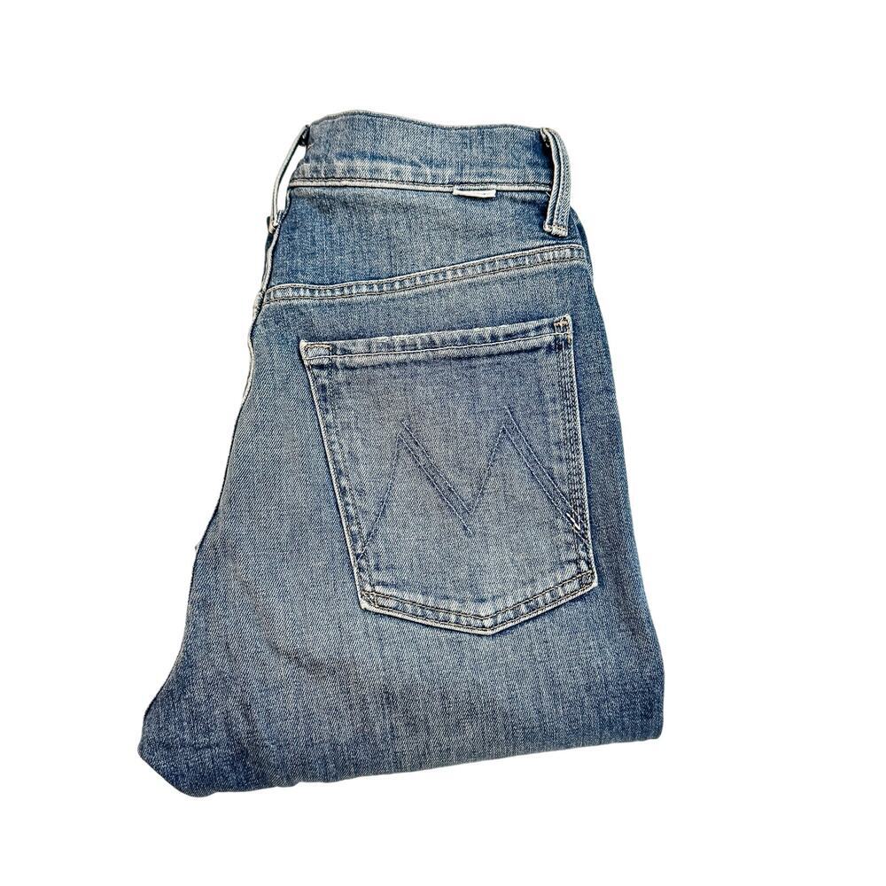 Mother High Waisted Double Hiker Skimp Love Bomb Denim Jeans Size 26